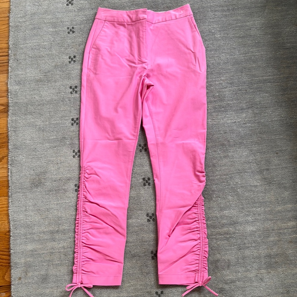 Derek Lam Women’s Pink Ruched Pants - Size 4 - NWOT